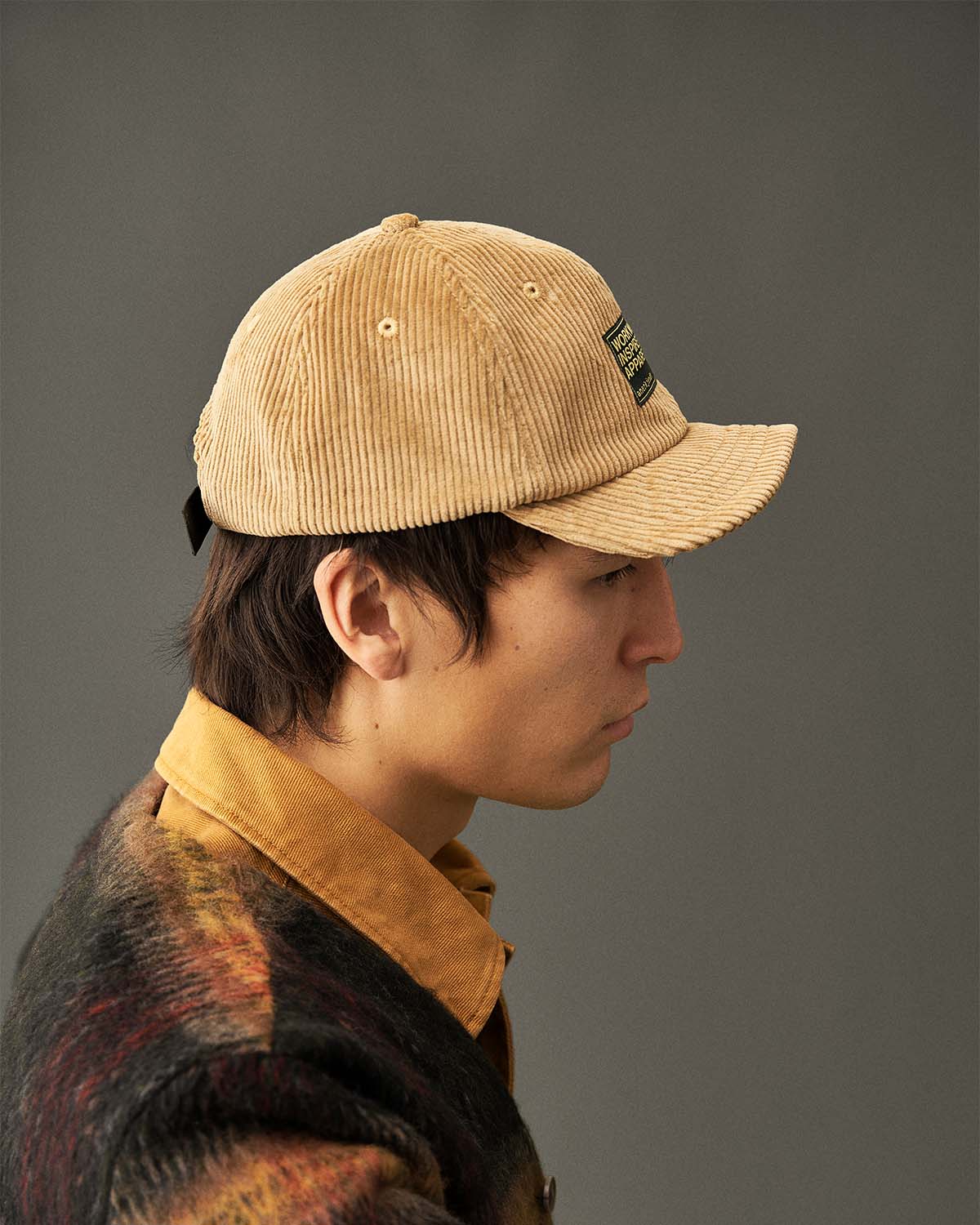 AKLOUI CORDUROY CAP - Tiger´s Eye