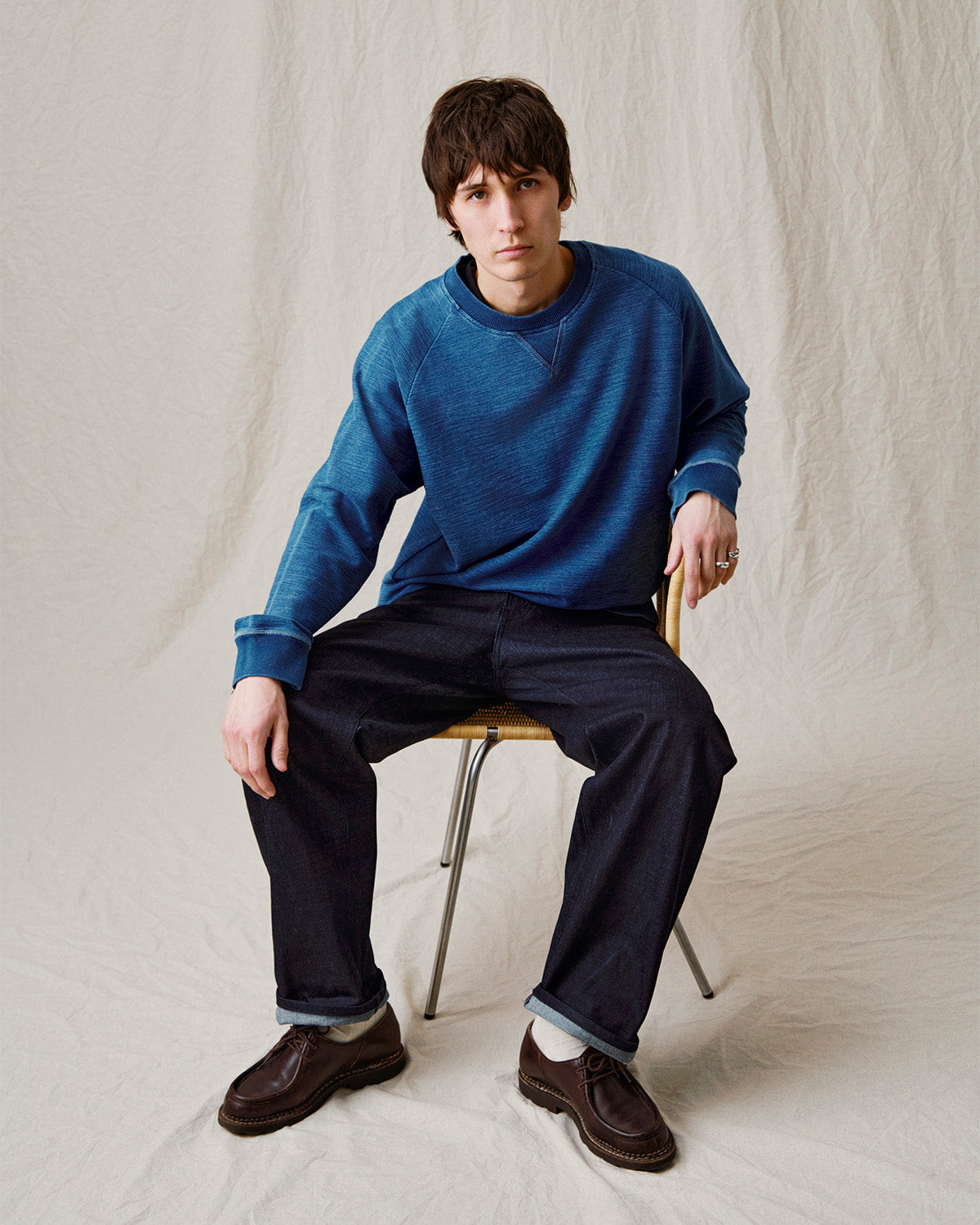 AKJONAS SELVEDGE JEANS - Sky Captain