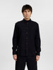 AKLEIF L/S COT/LINEN SHIRT - Caviar