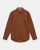 AKLEIF L/S COT/LINEN SHIRT - Chipmunk