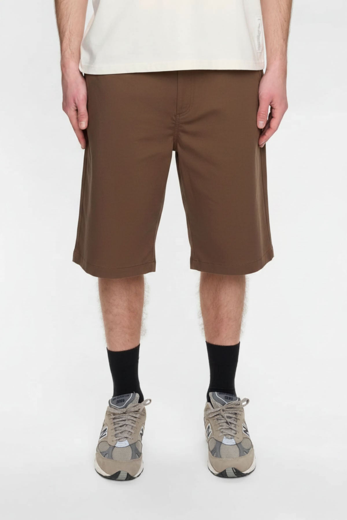AKJAKOB COTTON SHORTS - Teak