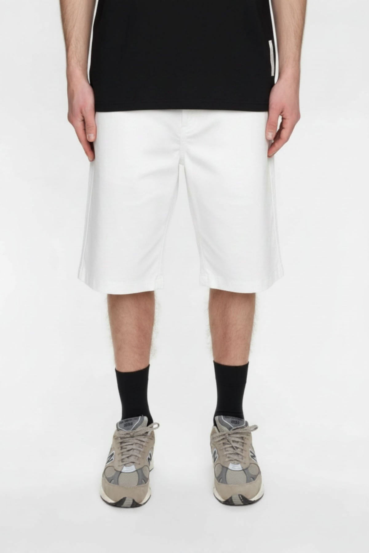 AKJAKOB COTTON SHORTS - Tofu