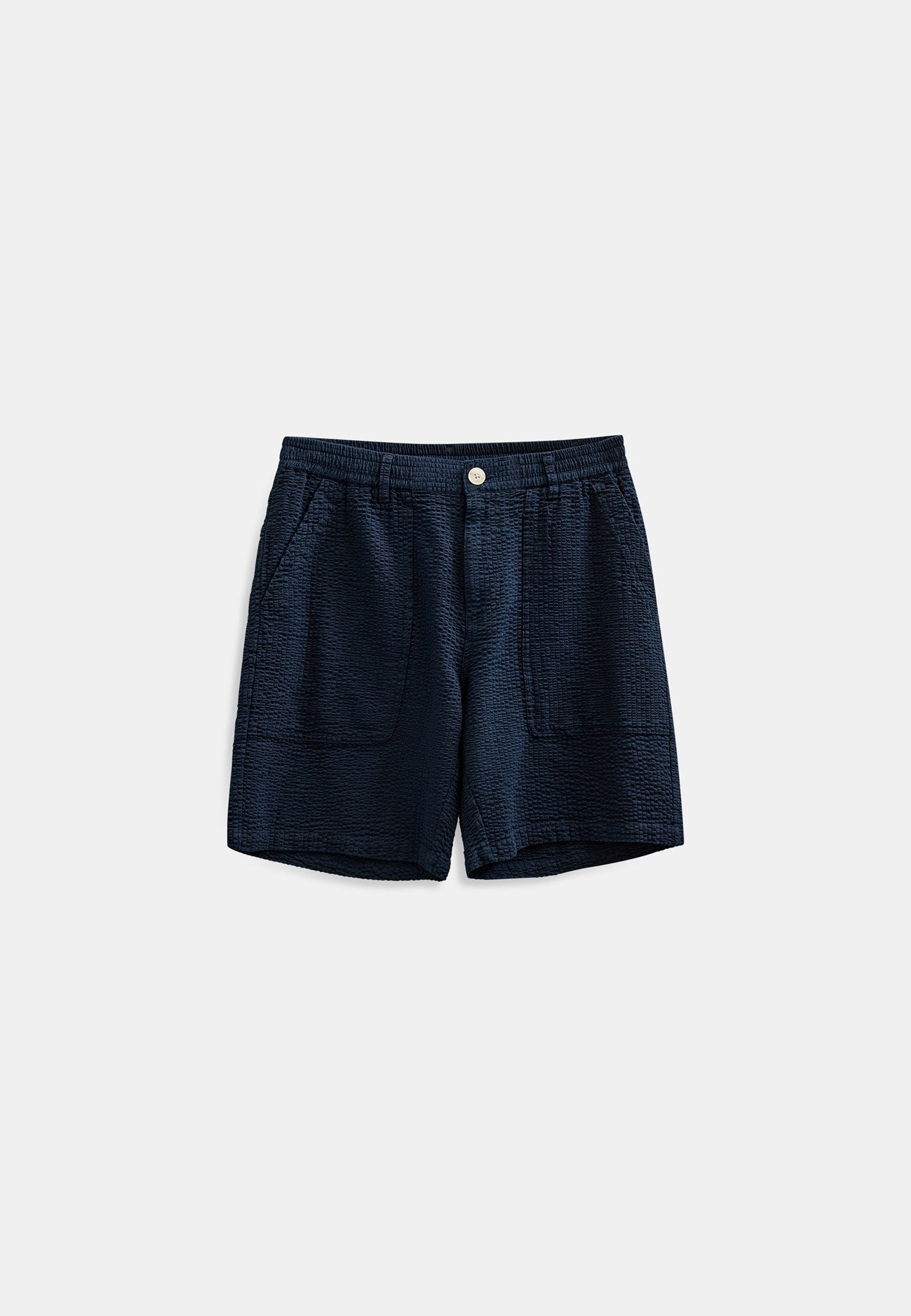 AKJAN SEERSUCKER SHORTS - Sky Captain