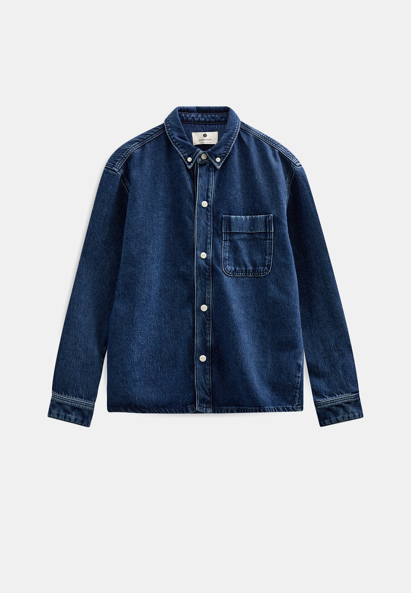 OVERCOAT Denim Shirt Jacket 定価92400円 AKOTTO DENIM OVERSHIRT - Sky Captain