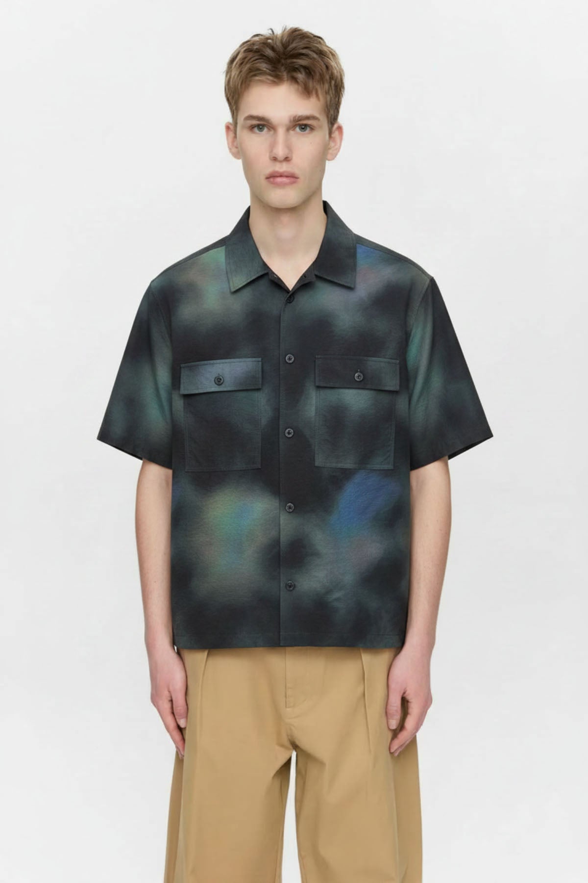 AKOTTO AOP TEC SS SHIRT - Sky Captain