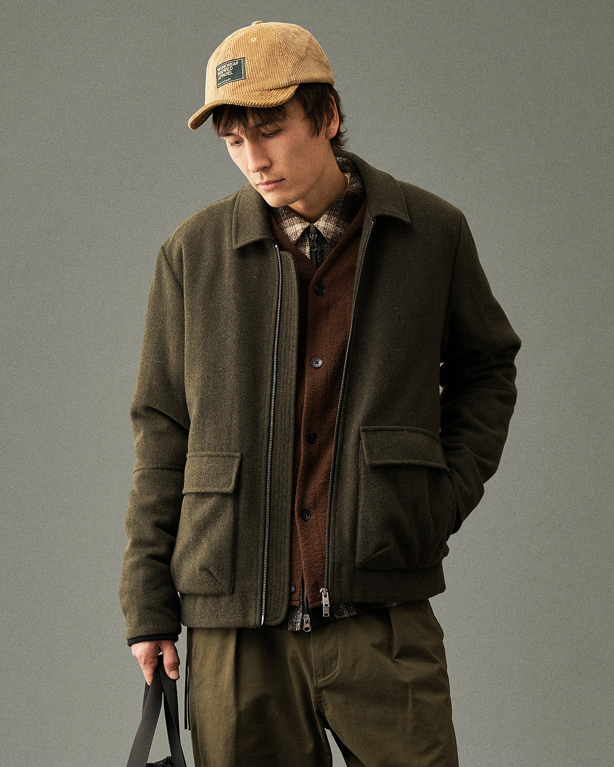 AKBRUCE WOOL JKT - Forest night