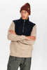 AKKLAUS COLORBLOCK PILE - Dark Navy