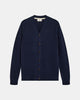 AKSVEND LAMBSWOOL CARDIGAN - Dark Navy