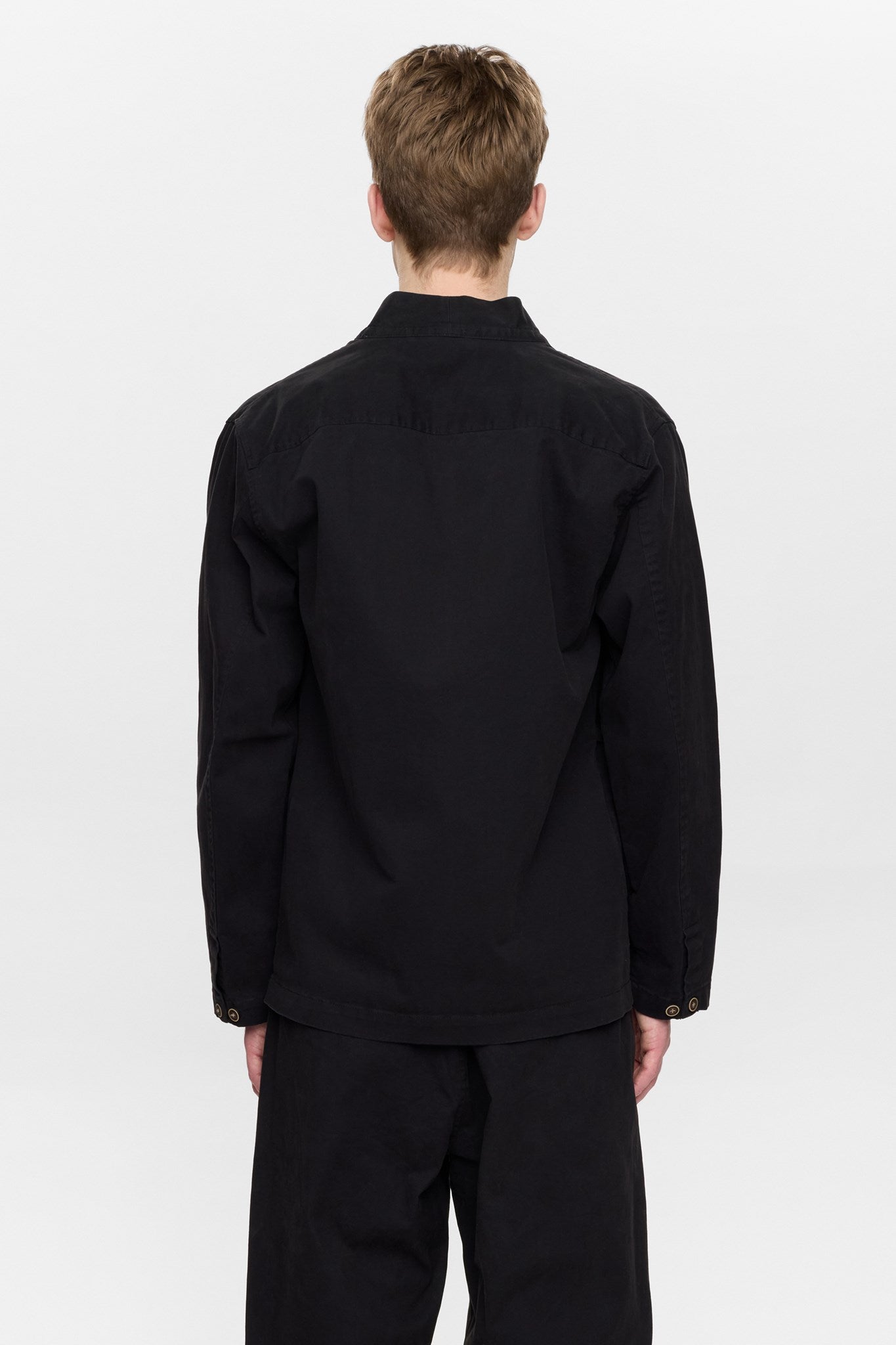 AKJESPER KIMONO OVERSHIRT - Caviar