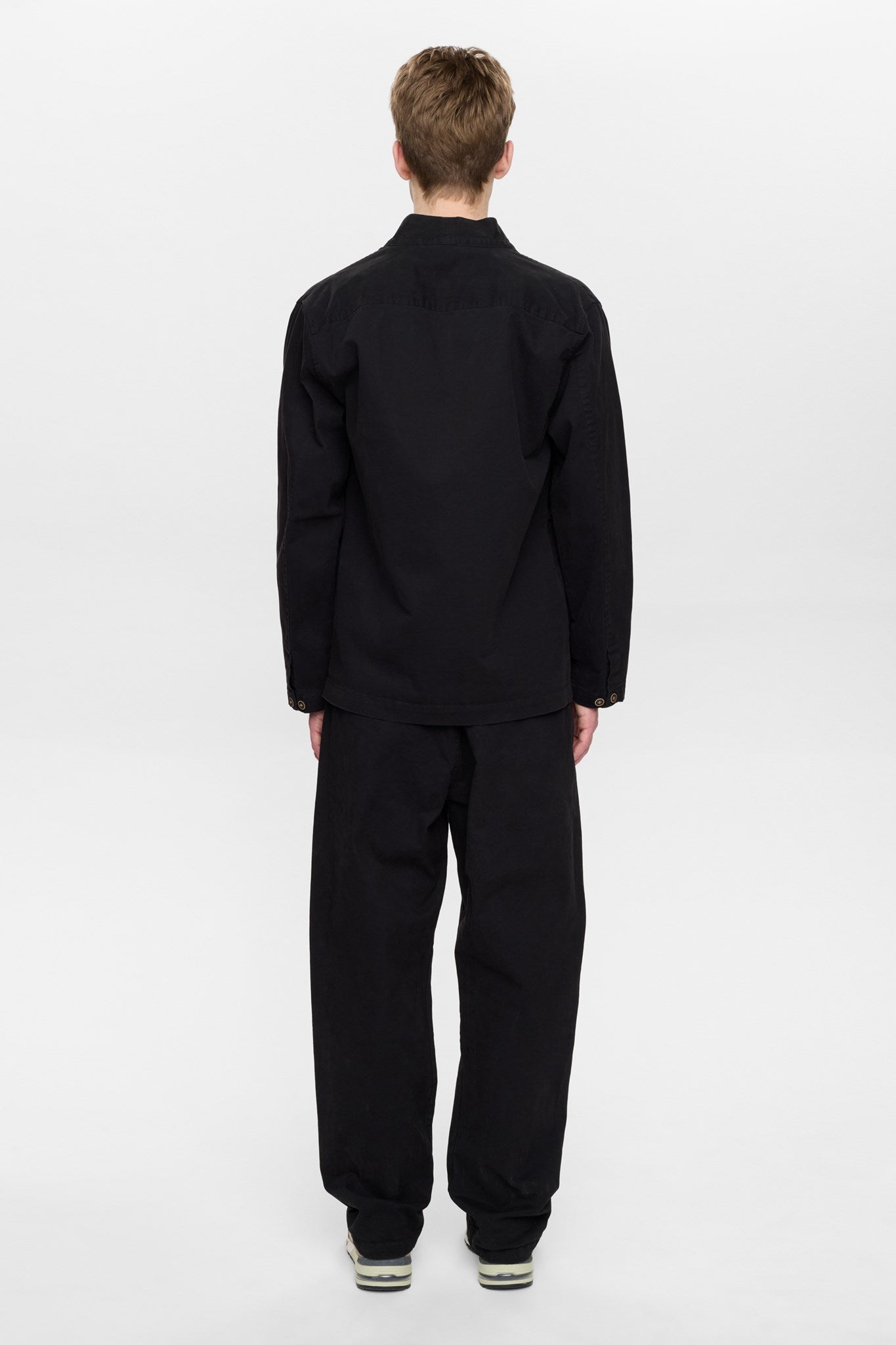 AKJESPER KIMONO OVERSHIRT - Caviar