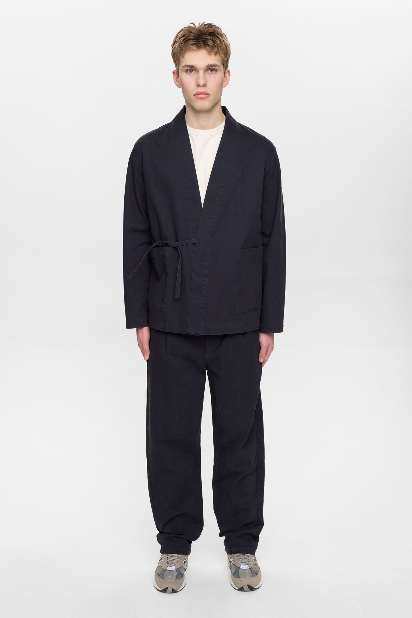 AKJESPER KIMONO OVERSHIRT - Sky Captain