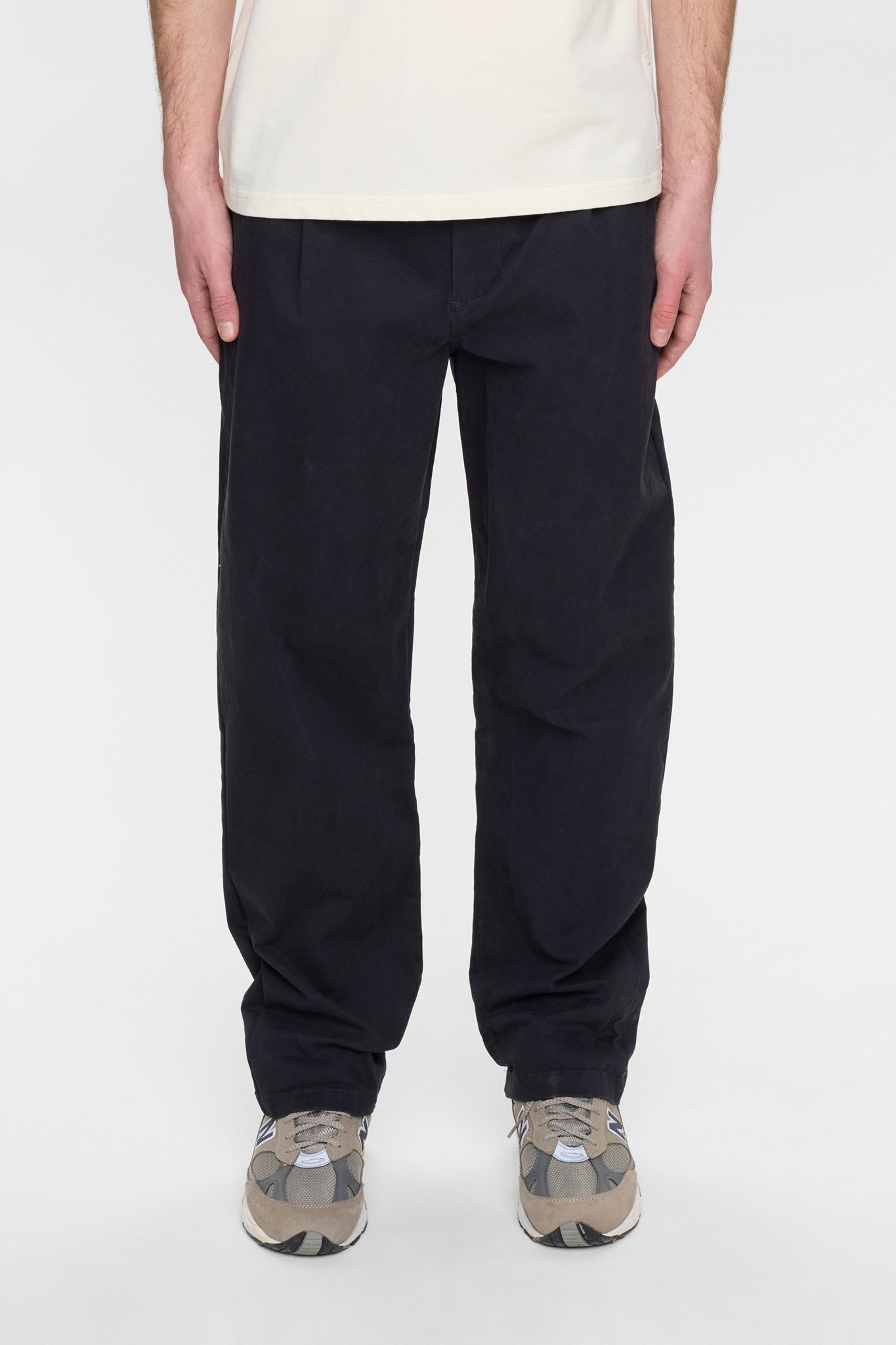 AKJAN COTTON PLEAT ELA PANTS - Sky Captain