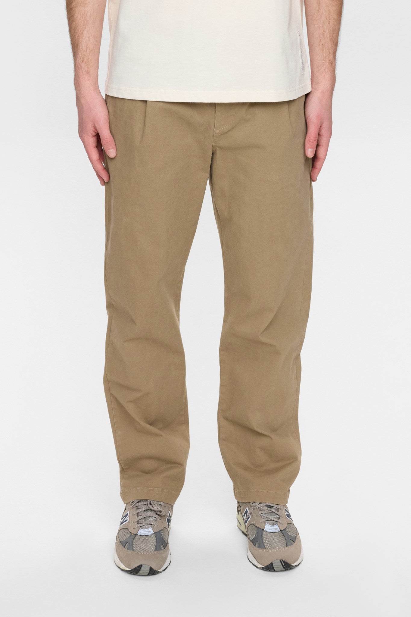 AKJAN COTTON PLEAT ELA PANTS - Incense
