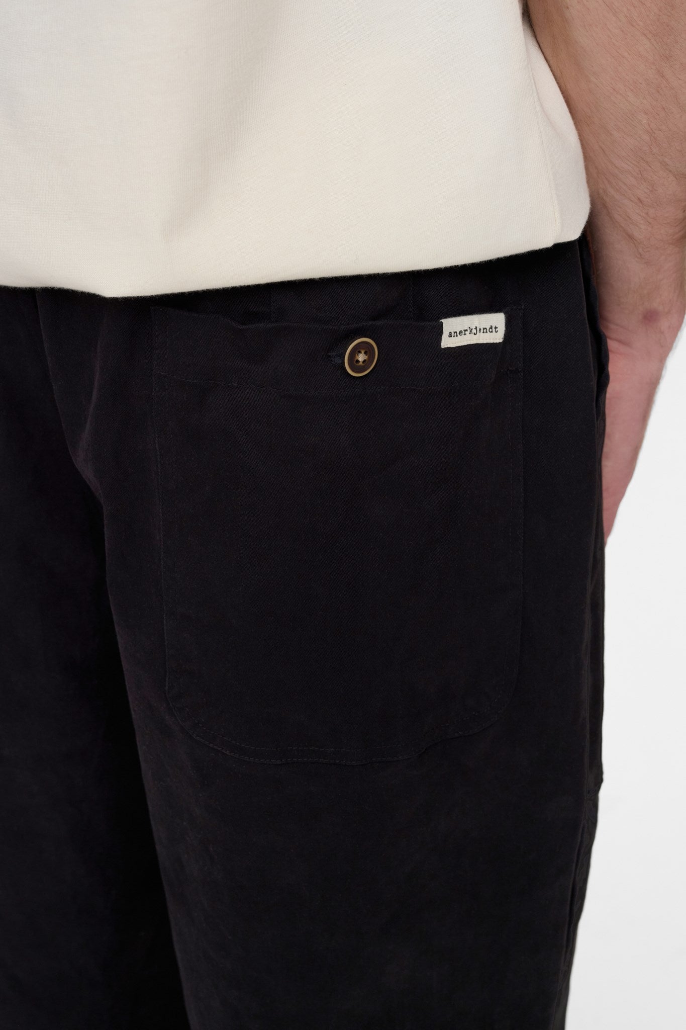 AKJAKOB FATIQUE COTTON PANTS - Caviar
