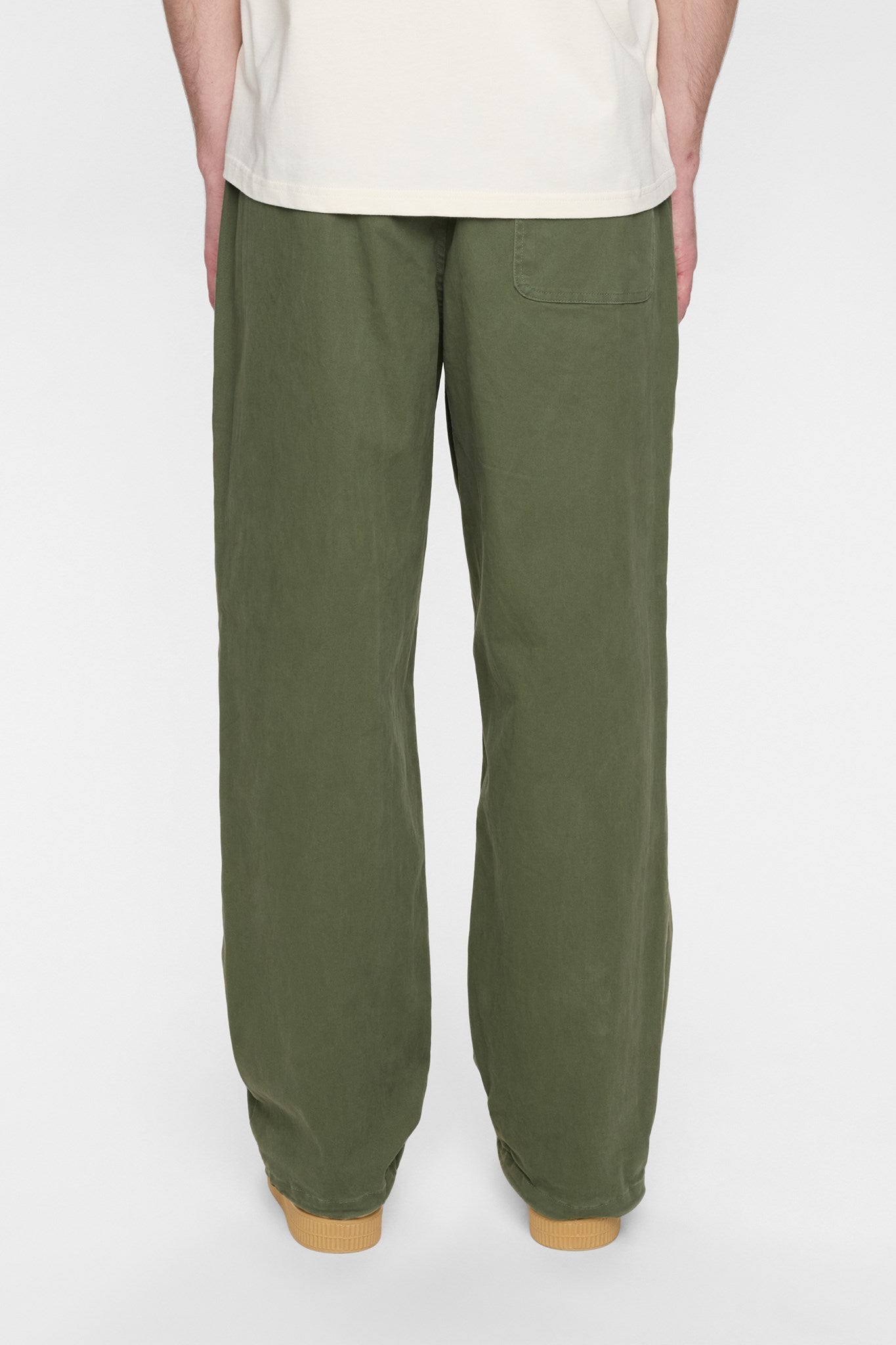 AKJAKOB FATIQUE COTTON PANTS - Olivine