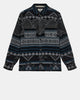 AKOSCAR CHECK OVERSHIRT - Dark grey melange