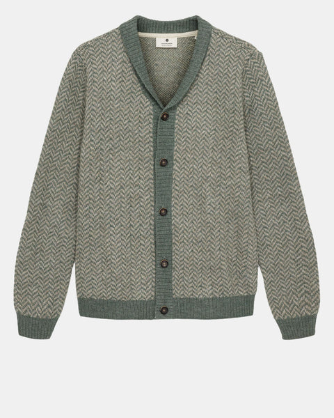 カーディガン Ameri VINTAGE - Amerivintage HERRINGBONE KNIT CARDIGAN Ameri VINTAGE - Amerivintage HERRINGBONE KNIT CARDIGANの通販