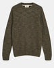 AKSUNE SPACE YARN CREW NECK - Forest night