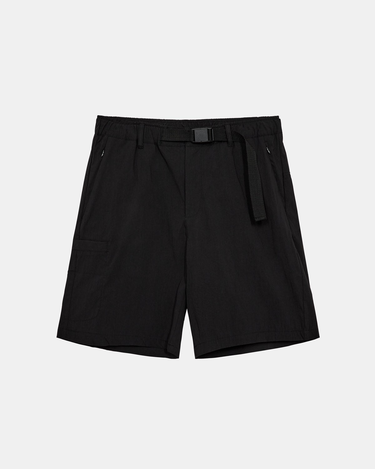 Akjan AKJAN TEC GROSGRAIN BELT SHORTS - Caviar