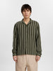 AKKURT STRIPE SHIRT - Deep Lichen Green