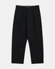 AKJAKOB COTTON PLEAT PANTS - Caviar
