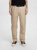 AKJAN COTTON BELT PANTS - Feather Gray
