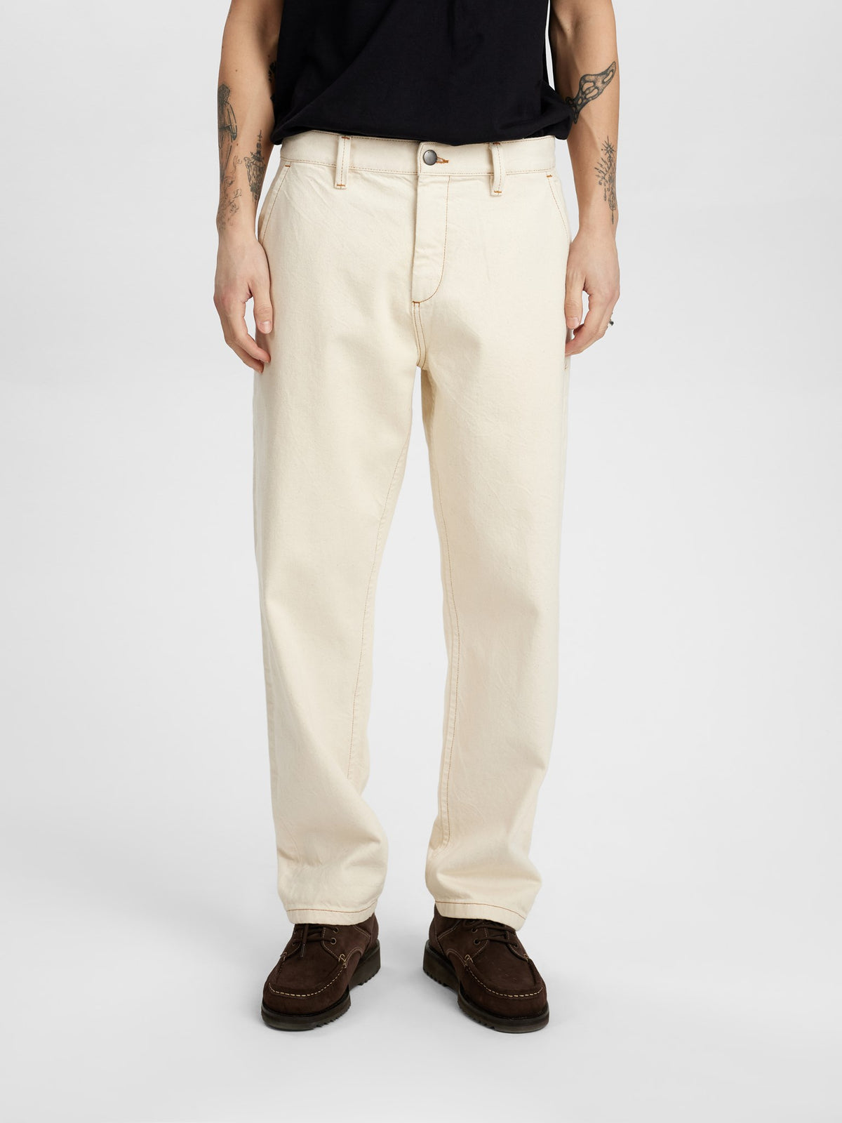 Akjan AKJAN DENIM PANTS - Tofu