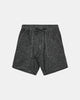 AKJAN TWILL CONTRAST SHORTS - Caviar