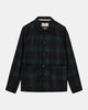 AKOSCAR WOOLEN OVERSHIRT - Forest night