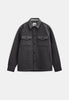 AKOSCAR BOILED WOOL OVERSHIRT - Magnet