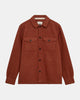 AKOSCAR BOILED WOOL OVERSHIRT - Chili Oil