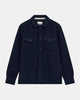 AKOSCAR BOILED WOOL OVERSHIRT - Sky Captain