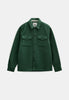 AKOSCAR BOILED WOOL OVERSHIRT - Hunter Green