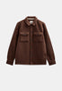 AKOSCAR BOILED WOOL OVERSHIRT - Carafe