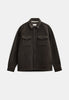 AKOSCAR BOILED WOOL OVERSHIRT - Delicioso