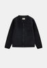 AKSIGURD BOILED WOOL OVERSHIRT - Caviar