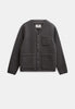 AKSIGURD BOILED WOOL OVERSHIRT - Magnet