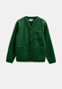 AKSIGURD BOILED WOOL OVERSHIRT - Hunter Green