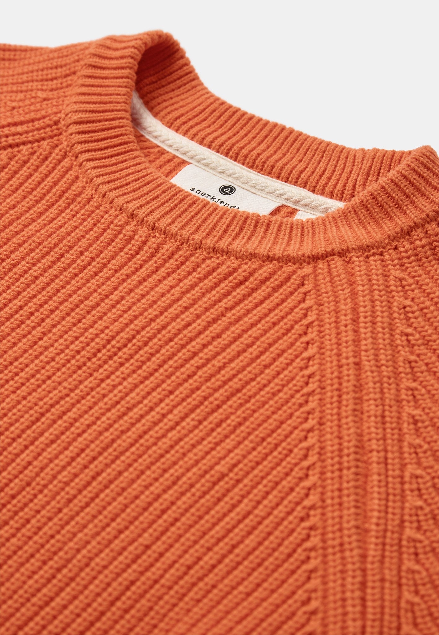AKSUNE PATENT KNIT - Orange Tiger