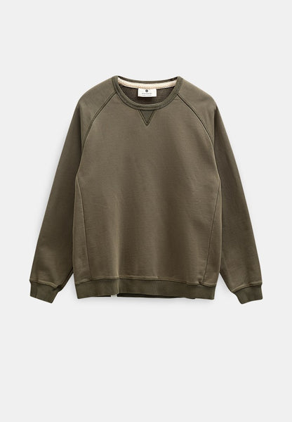 nknit Heart pattern pullover sweat カーキ nknit Heart pattern pullover sweat カーキ