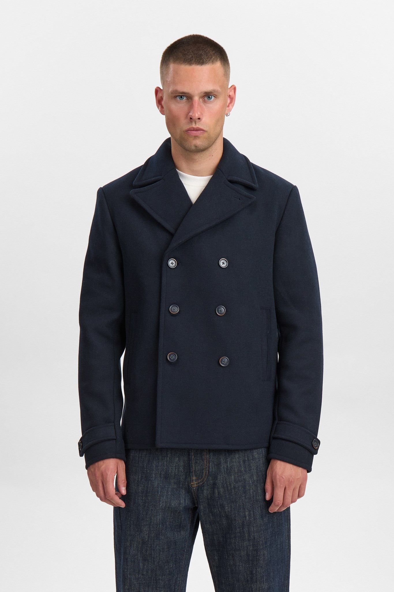 AKBØRGE WOOL COAT - Sky Captain