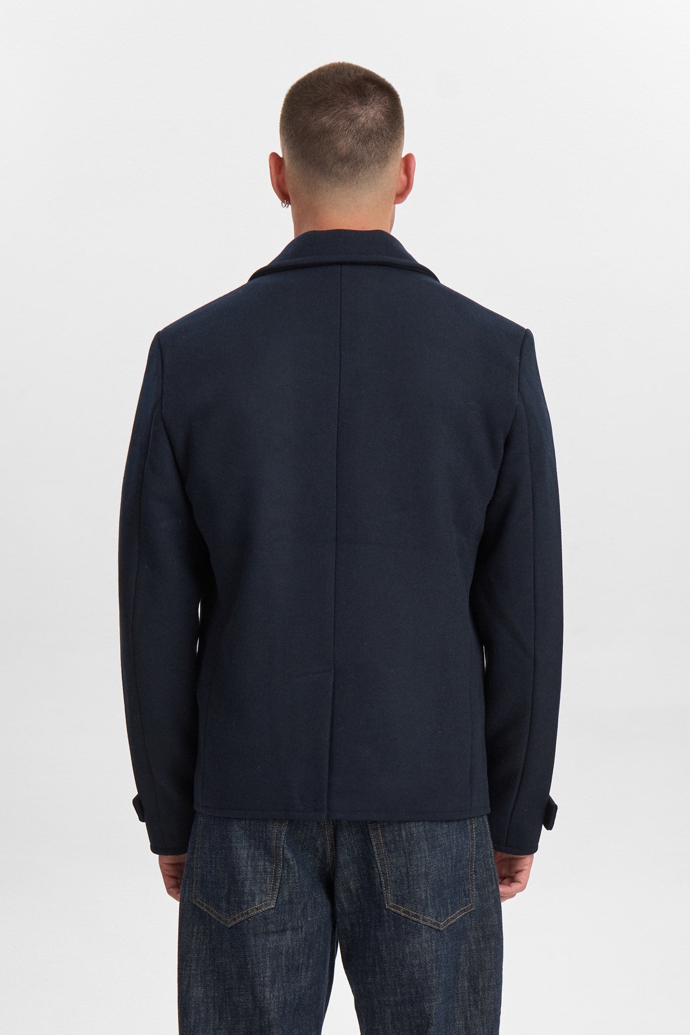 patta wool coach jacket sky captain