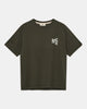 AKVILLADS ANERKJENDT? PRINT S/S TEE - Forest night