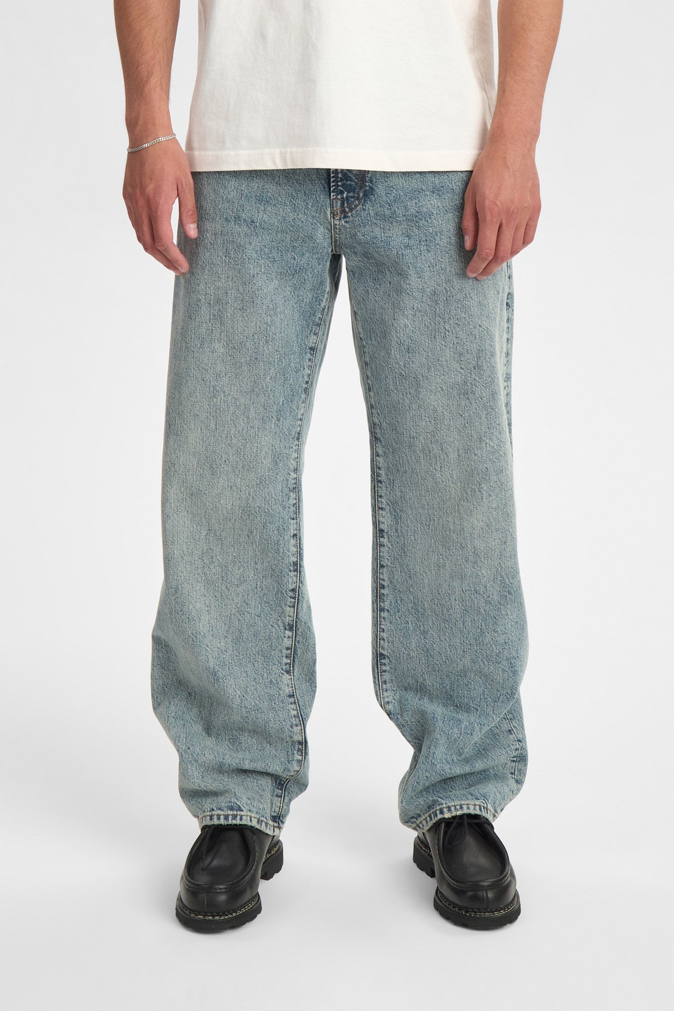 AKJONAS JEANS - 8006 MB MARBLE - Medium Blue Marble