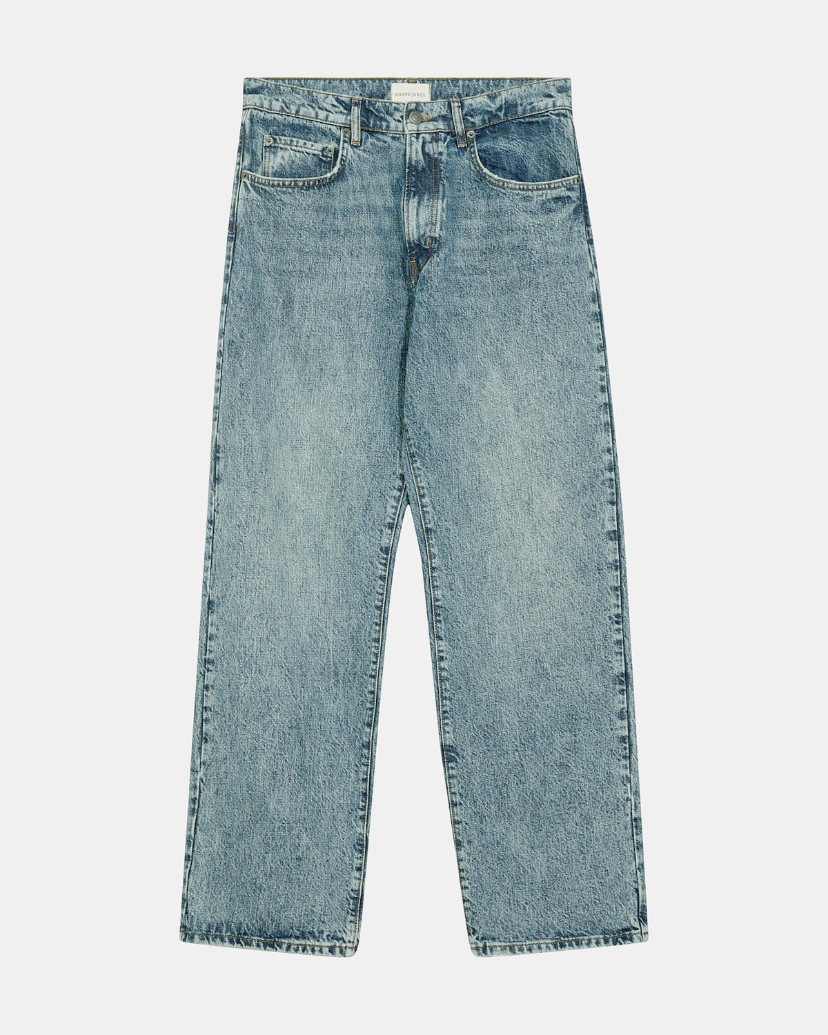 AKJONAS JEANS - 8006 MB MARBLE - Medium Blue Marble