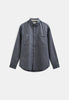 AKLEIF SMALL STRIPE L/S SHIRT - Sky Captain