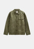 AKODIN COTTON POPLIN OVERSHIRT - Loden Green