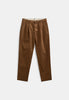 AKJAN COTTON POPLIN PANTS - Teak