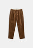 AKJAN COTTON POPLIN PANTS - Teak