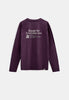 AKVILLADS EVERYDAY L/S TEE - Blackberry Wine